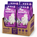Așternut pentru Pisici Royalist Bentonită Lavandă 5L - 4 Bucati Bax