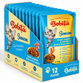 Bobita Hrana Umeda Pisici cu Carne de Somon 85g - Nutriție Completă 12 bucăți
