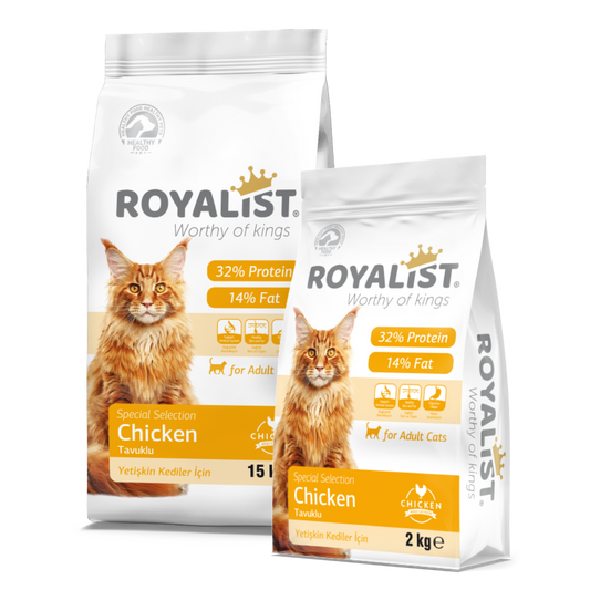 Hrana Uscata pentru Pisici Adult Kitten Royalist cu Pui 2Kg - Hrana pentru Pui de Pisica