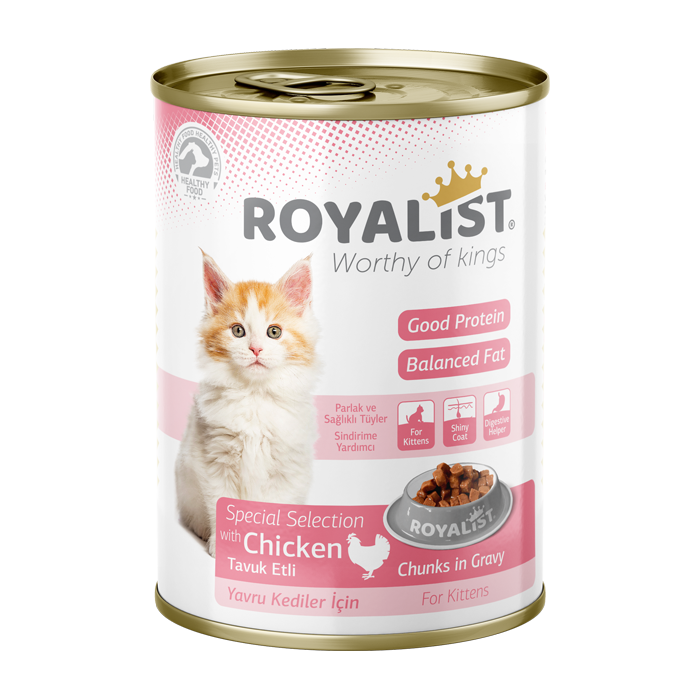 Conservă Royalist Kitten Pui 400g - 12 Bucăți Bax