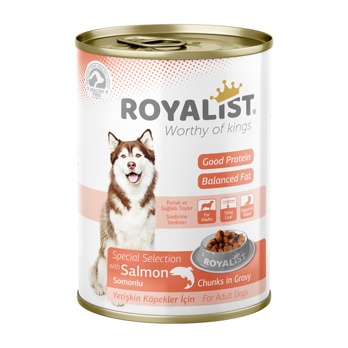 Conservă Royalist cu Somon 400g pentru Câini - 12 Bucăți Bax