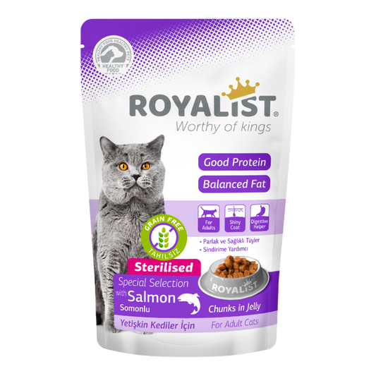 Plic Hrana Umeda Grain Free pentru Pisici Sterilizate Royalist 85g - Hrana fara Cereale cu Gust Delicios