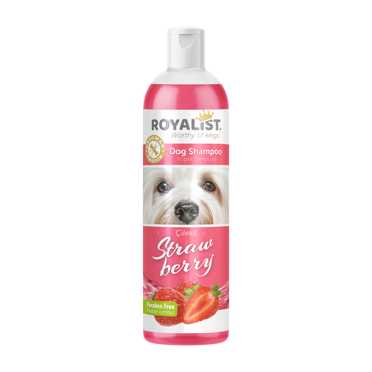 Sampon pentru Caini Royalist Capsuni 400ml - Curatare Delicata si Parfum Fructat
