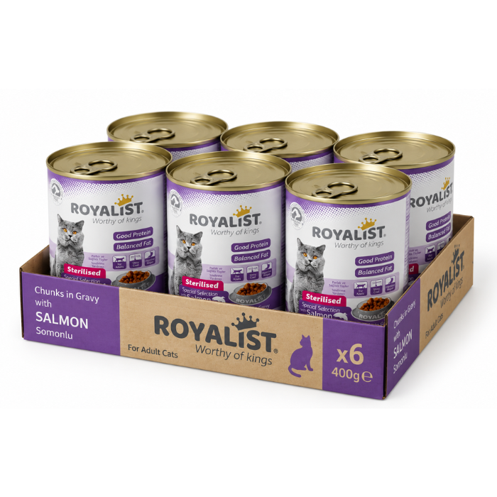 Conservă Royalist Sterilizate Somon 400g - 6 bucăți