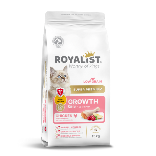 HRANA USCATA, SUPER PREMIUM, ROYALIST, KITTEN, PUI 15KG