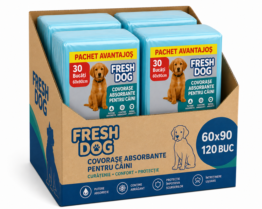 FreshDog 60x60 - 120 bucati