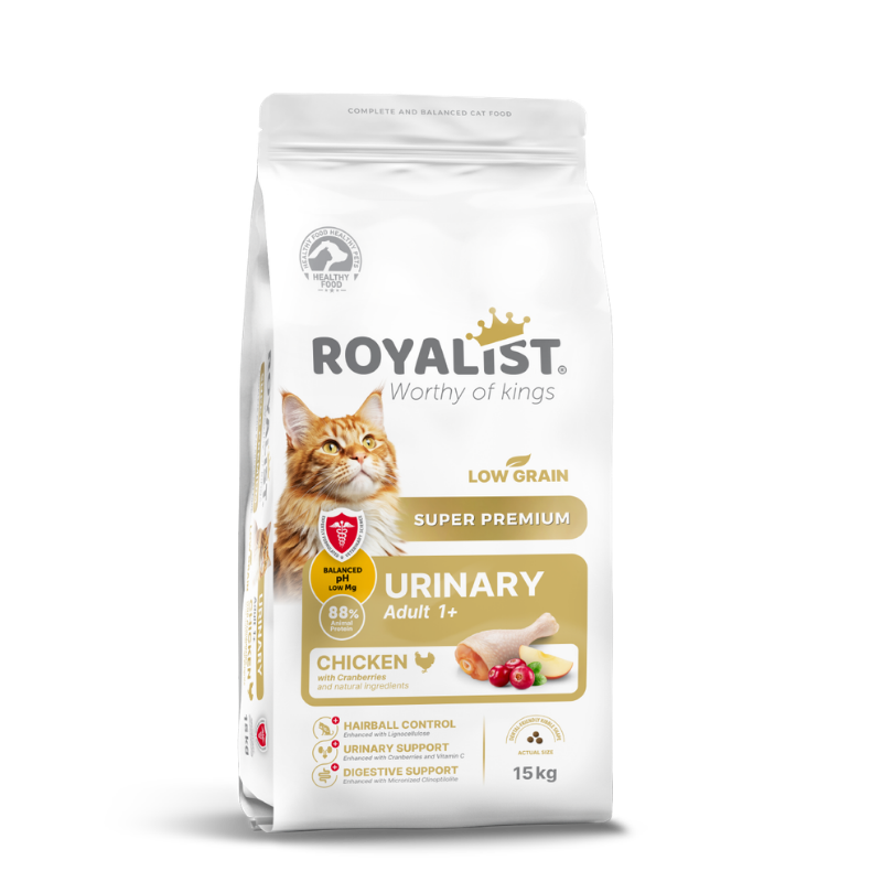 Hrana Uscată Royalist Adult Urinary cu Pui 15Kg pentru Pisici